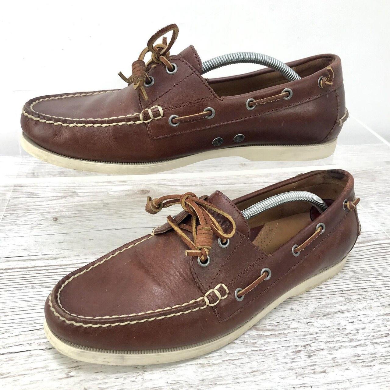 Polo Ralph Lauren Merton Deck Boat Shoes Brown... - Depop