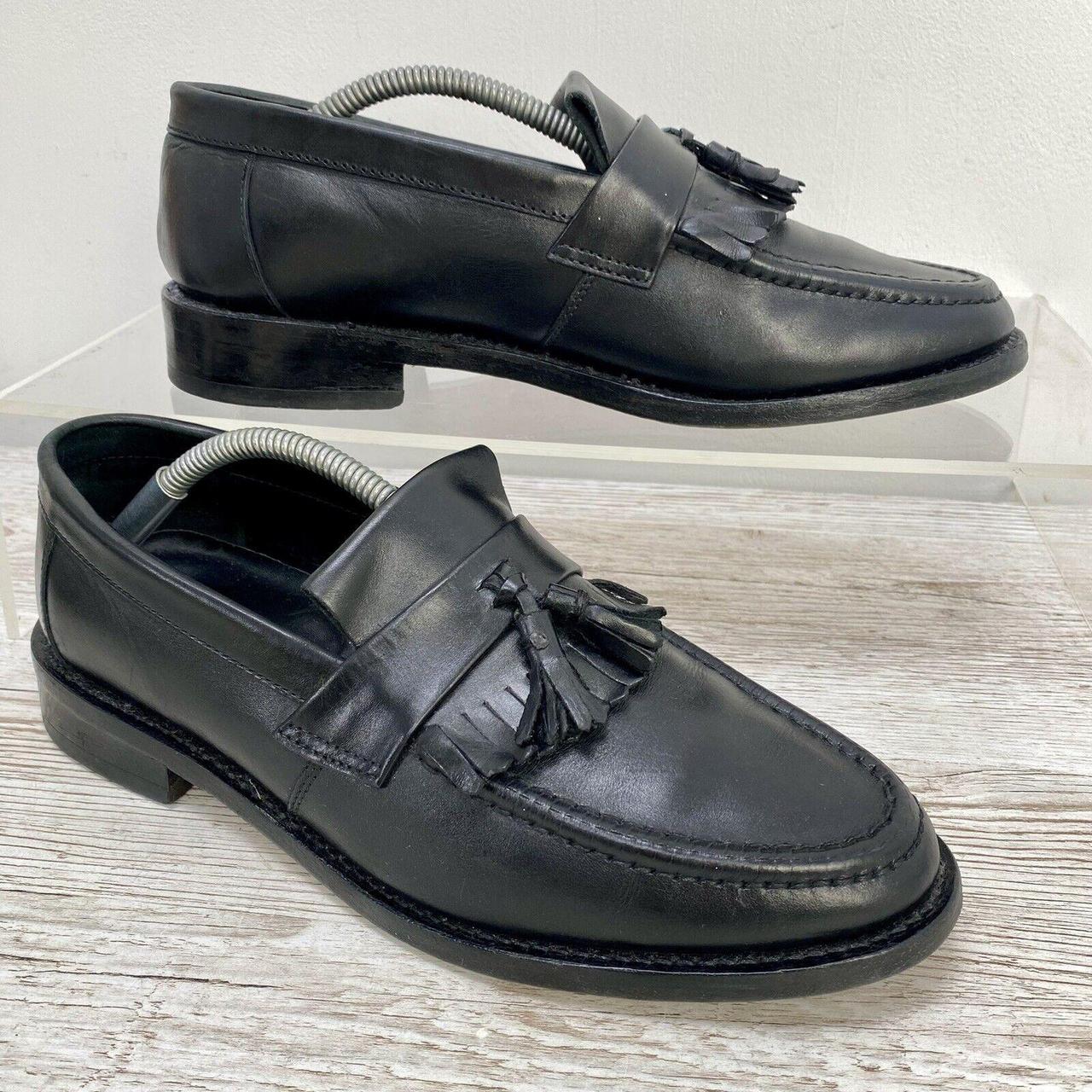 Samuel Windsor Loafers All Leather Black Tasselled... - Depop