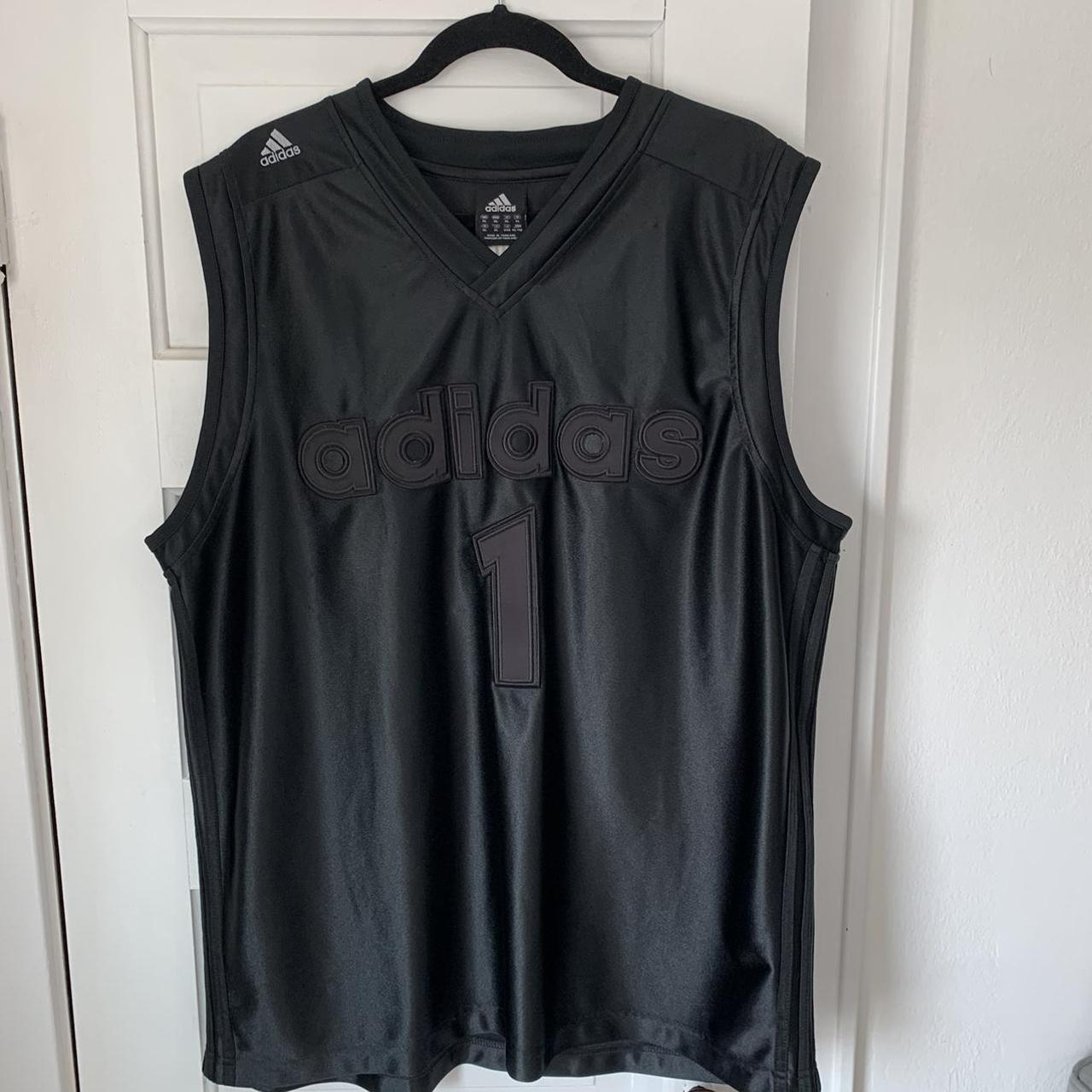 Black basketball jersey 🕷️ It is for a local team - Depop