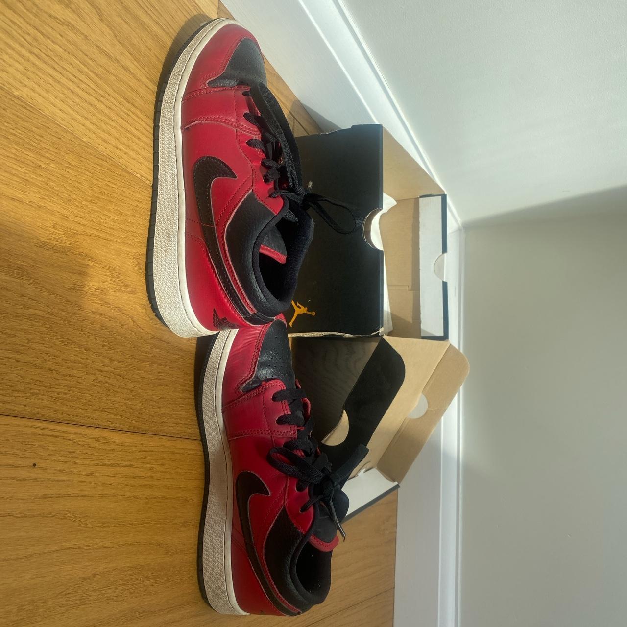 low red and black jordans