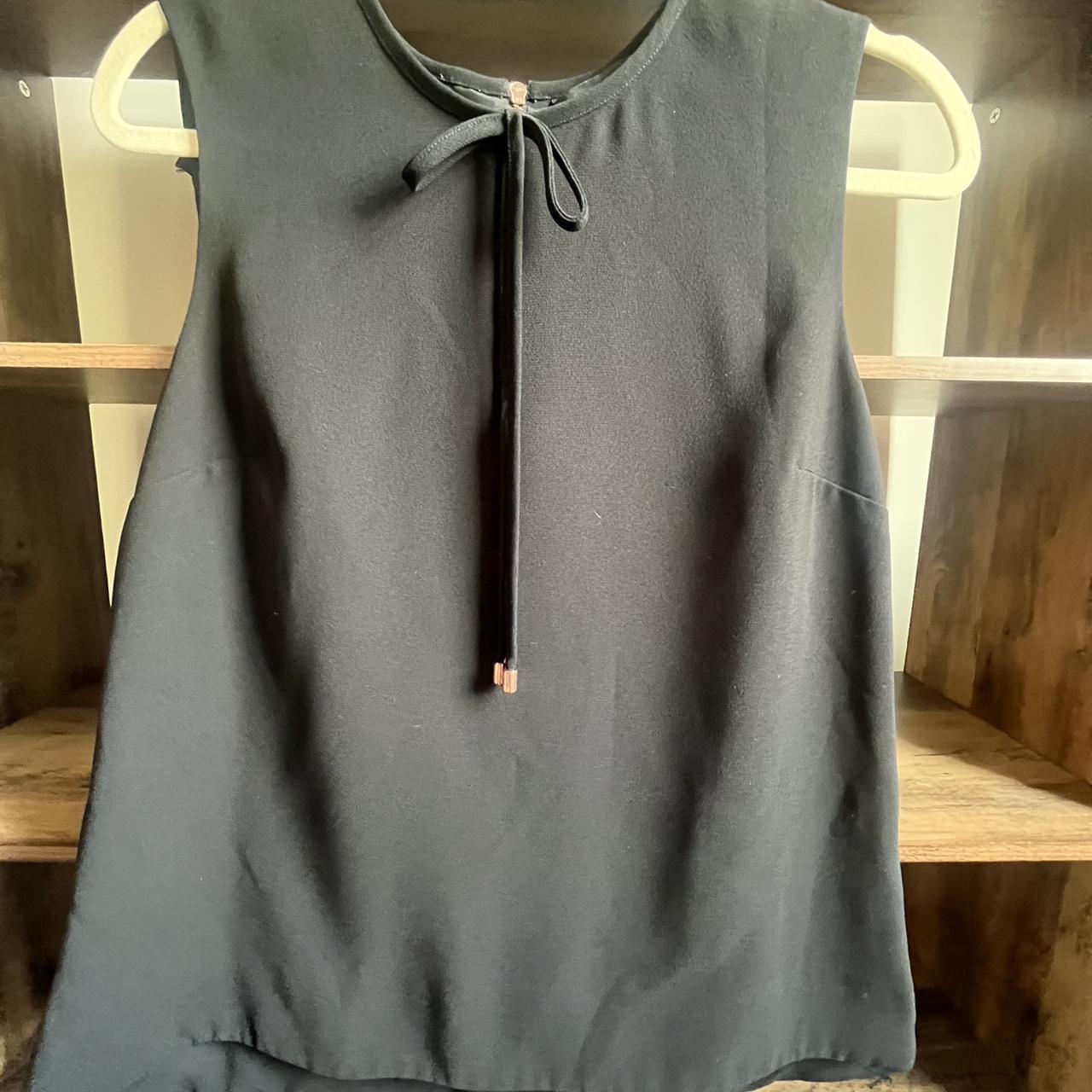 Ted baker black top Ted baker size 3 Depop