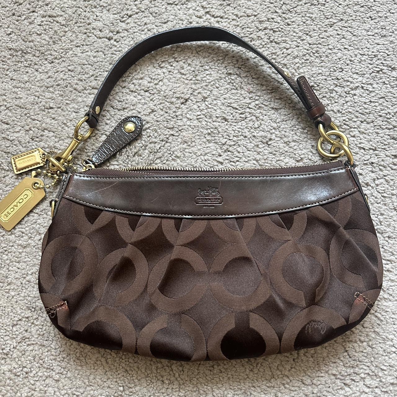 Brown coach 2024 purse