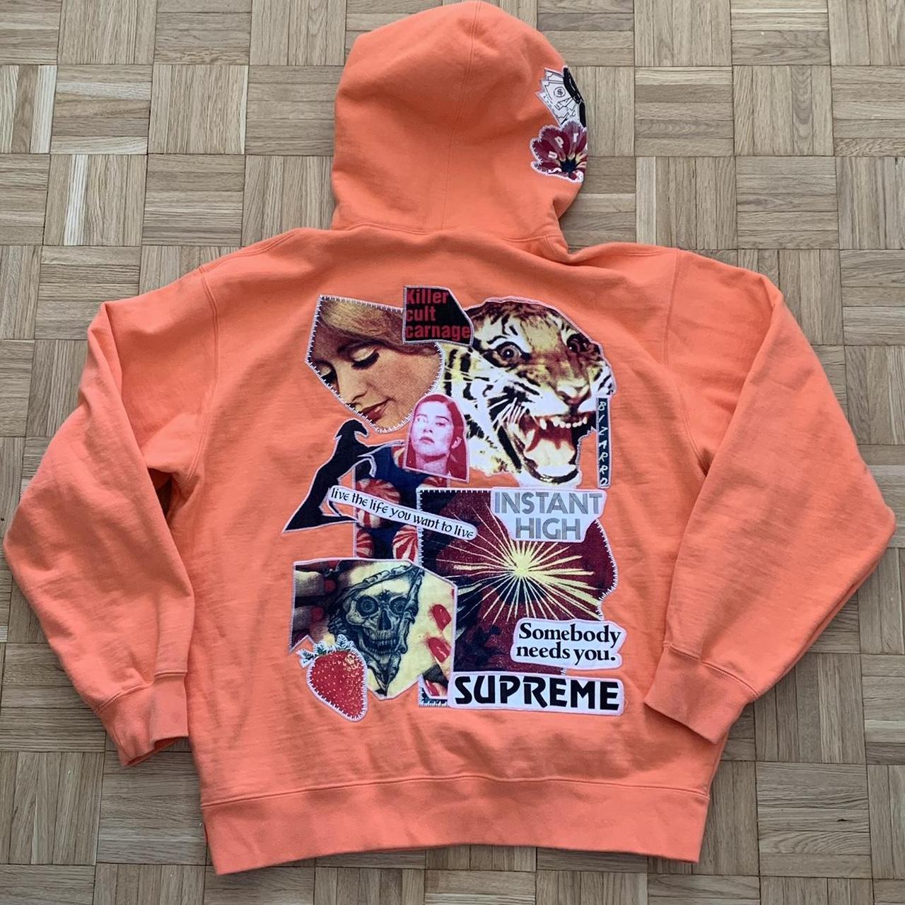 Supreme Instant High Patches orders Hooded Sweatshirt