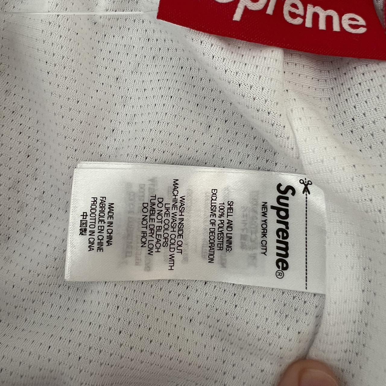 Supreme Big Script Mesh Short white colorway size XL | Depop