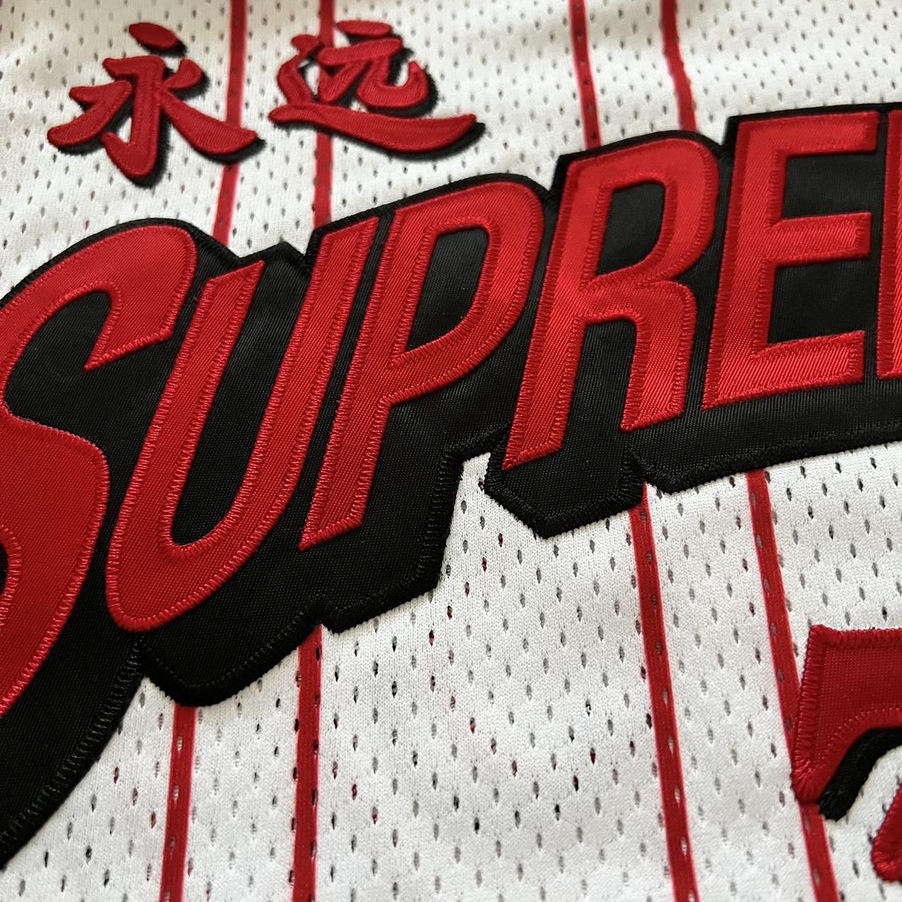 Supreme Star Basketball Jersey white colorway size L | Depop