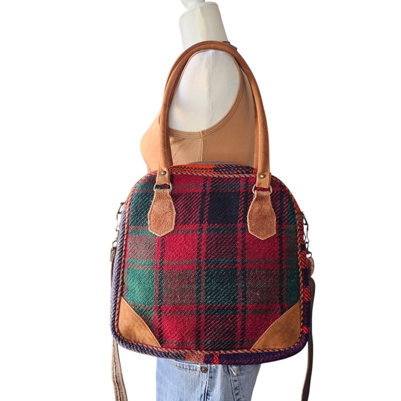 Women's Bag - Brown/Multi – Patchwork Tapestry Cr… - image 5
