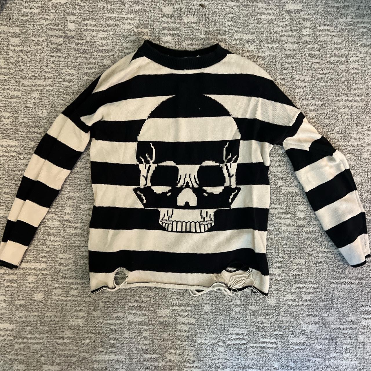 Iron fist striped sweater Size xs fits oversized