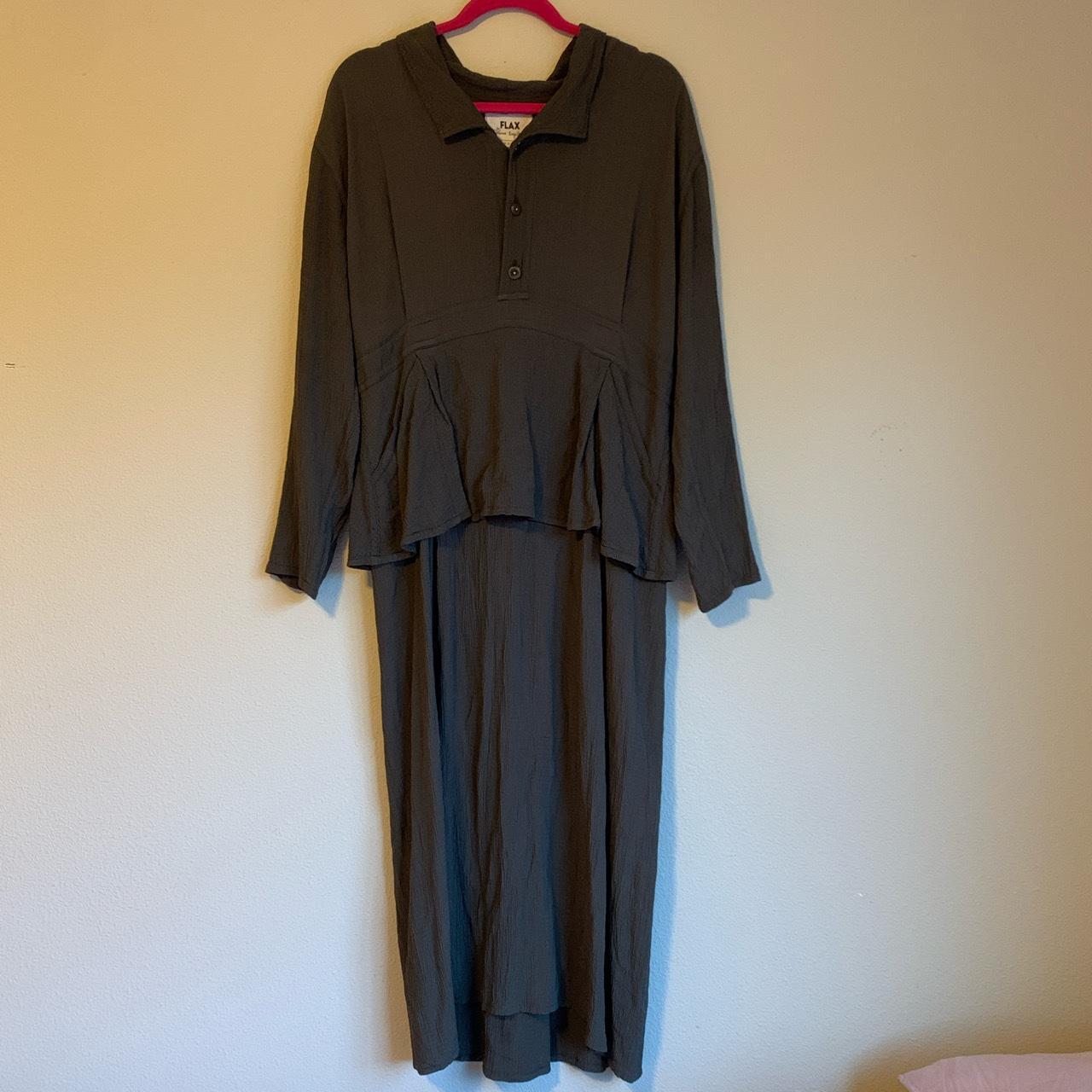 vintage Flax by Jeanne Engelhart dress this dress - Depop