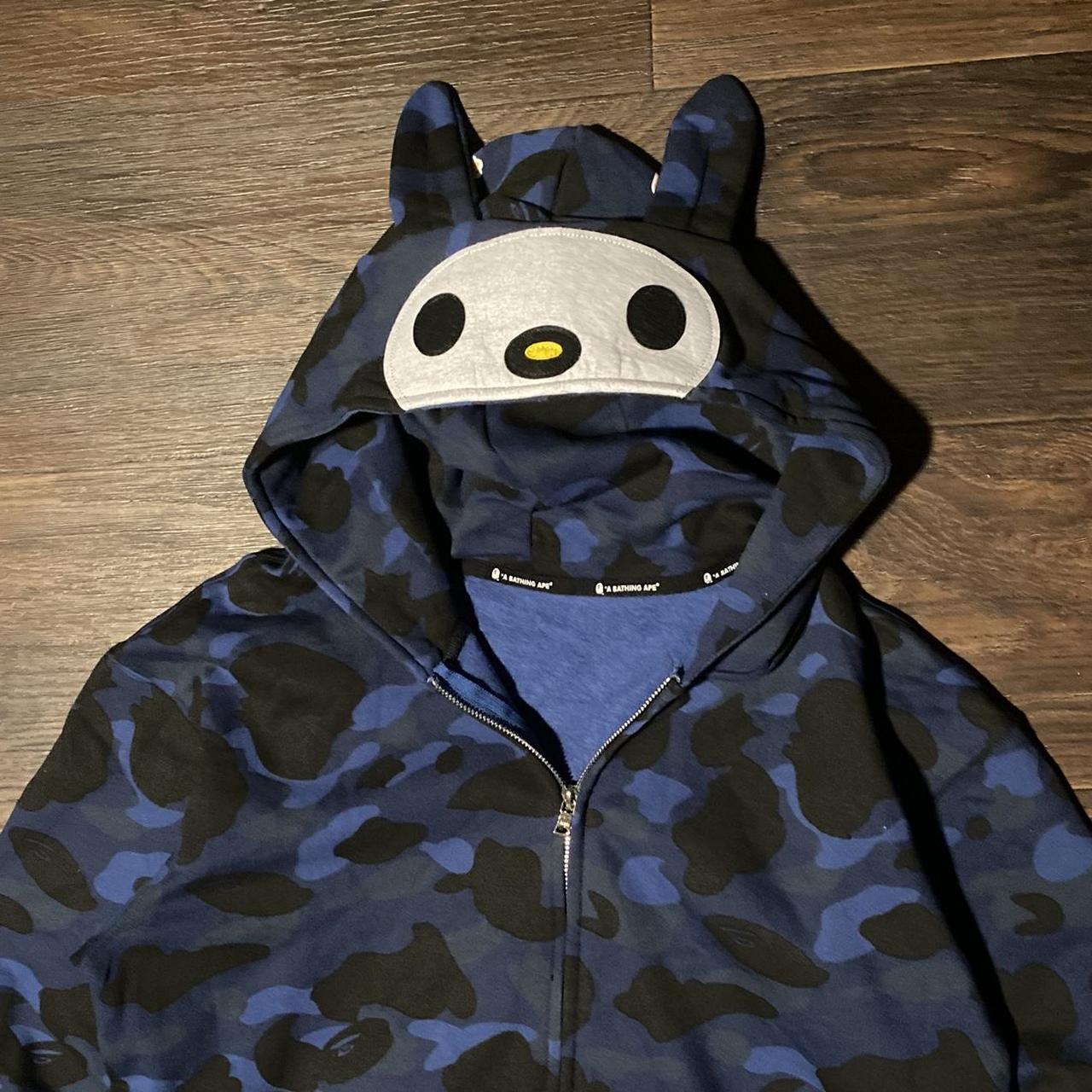 My Melody Bape hoodie Size Small 20x26 VERY SOUGHT... - Depop