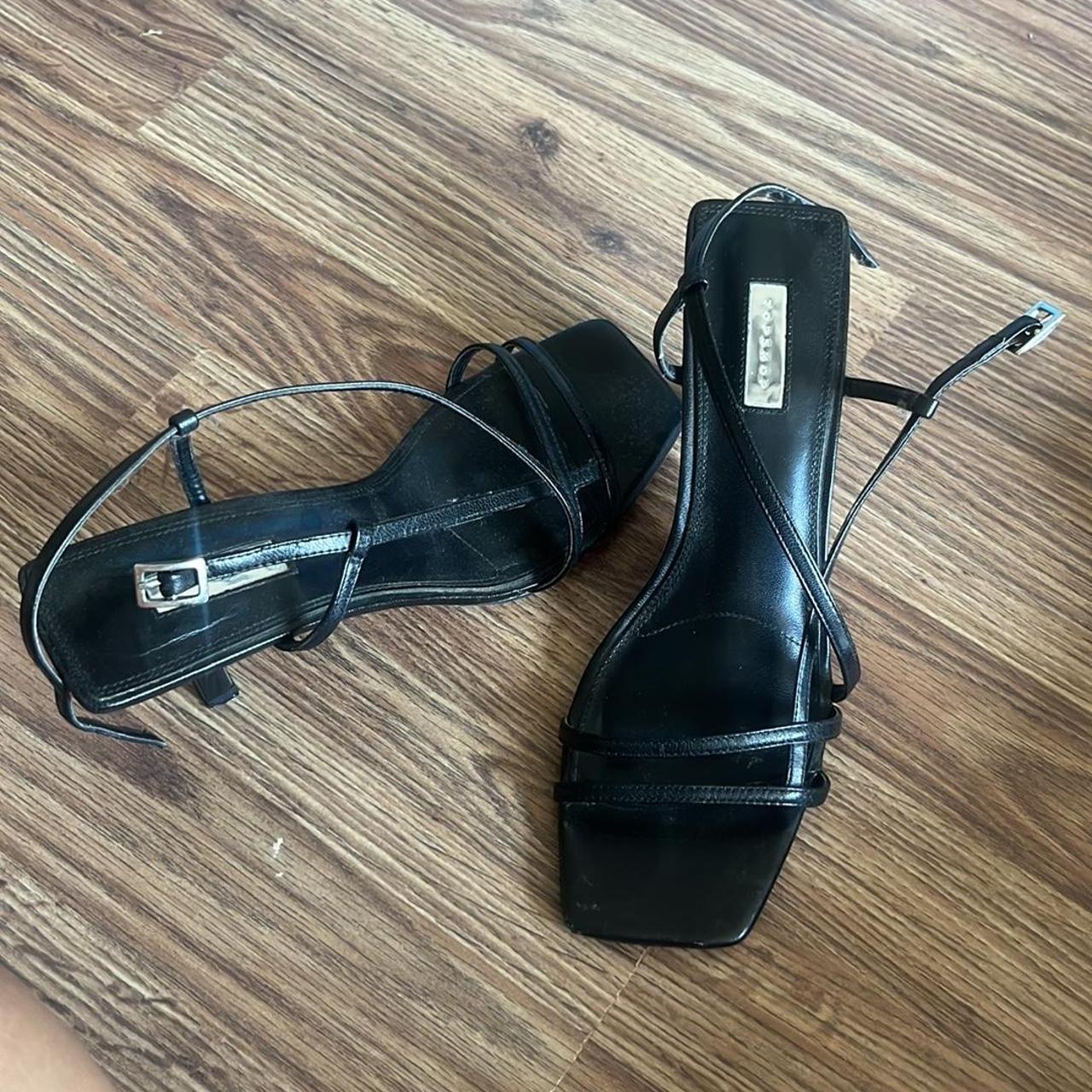 Topshop Leather Sandal Size 40 Signs of wear Depop