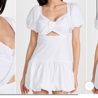 NBD “Jasper Mini Dress in Red Orange” Only Depop