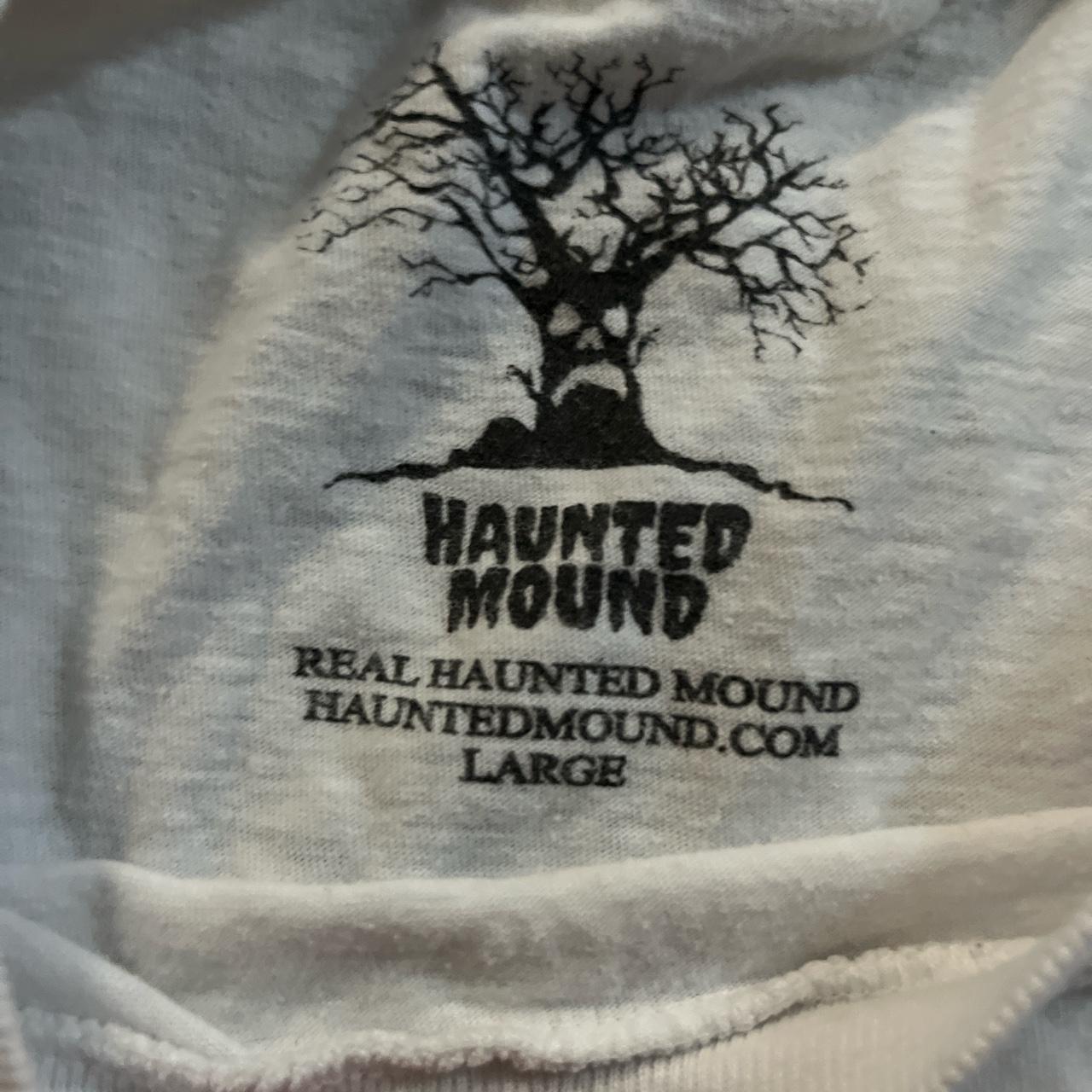 haunted mound / I heart haunted mound white shirt... - Depop
