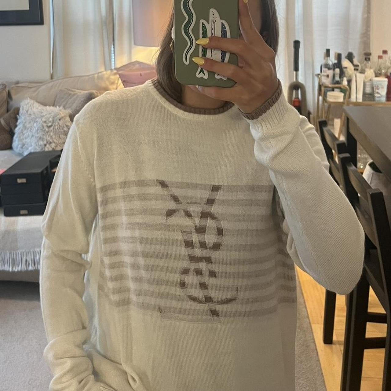 Vintage YSL lightweight sweater Perfect for fall | Depop