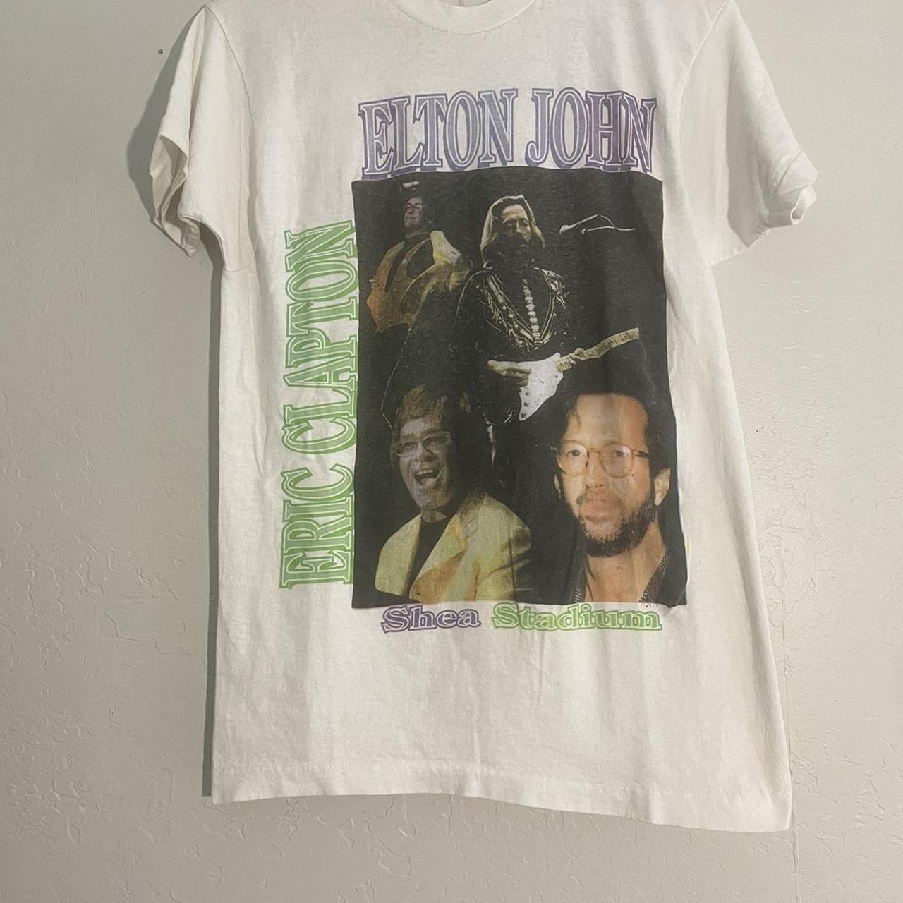好評低価Vintage 90\'s エルトンジョン & エリッククラプトン T-Shirt トップス