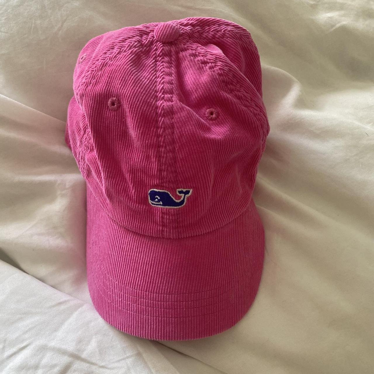 Vineyard Vines Corduroy Baseball Cap in Pink