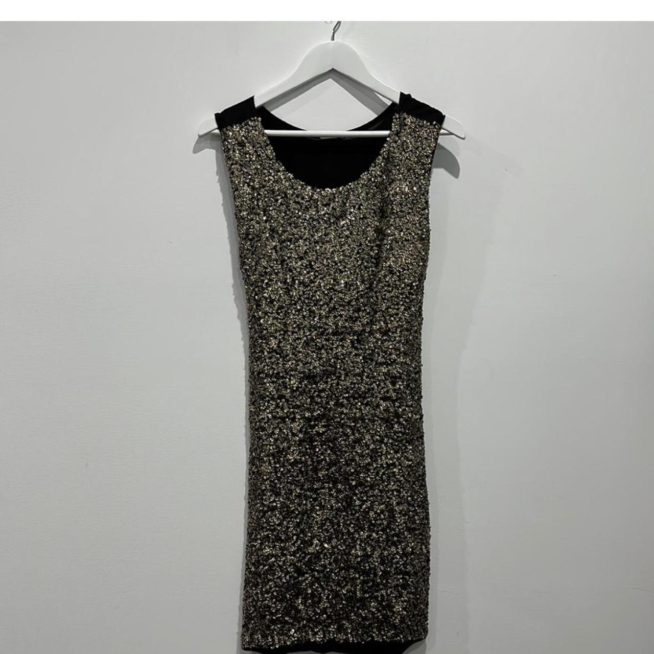 Calliope Black/Bronze Sequin Dress in size S Only... - Depop