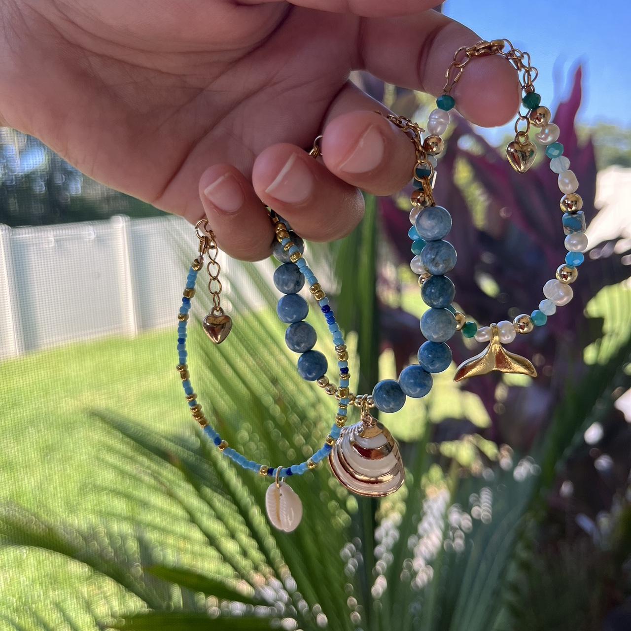 Ocean bracelets 🐚 handmade 🐚Bundle to save price is... - Depop