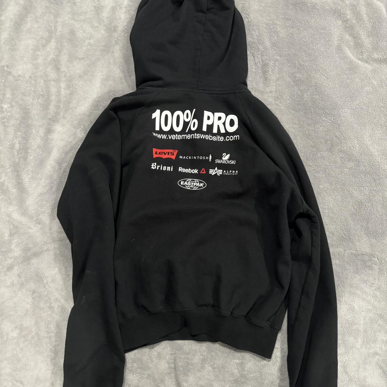 Vetements 100 2024 pro hoodie