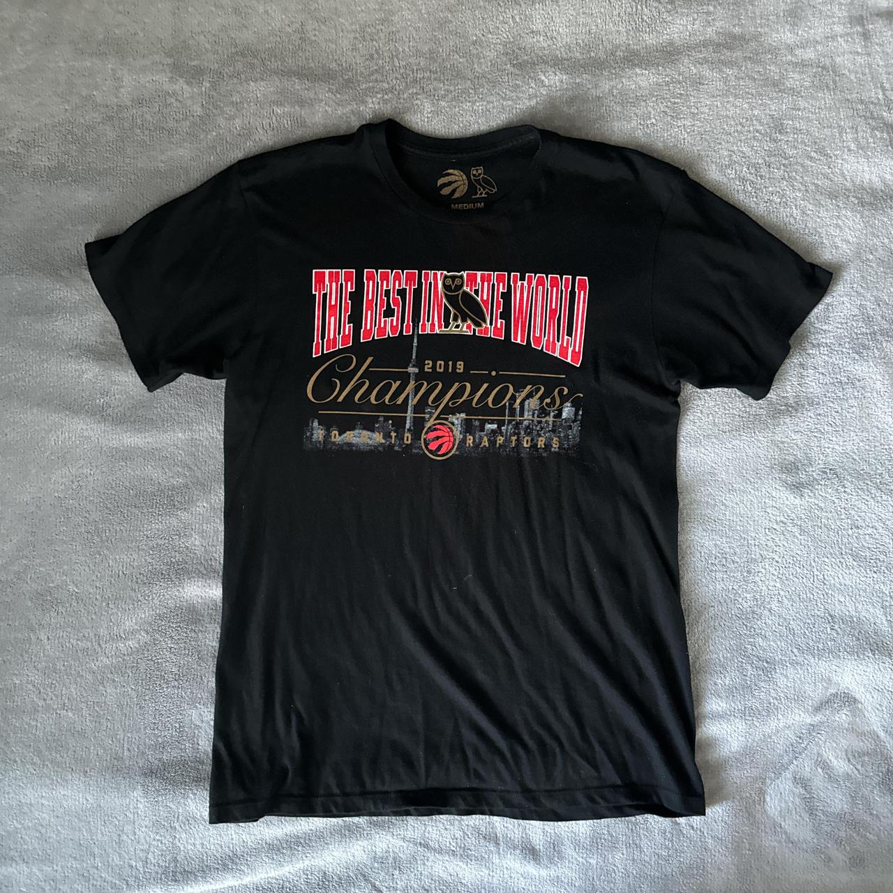 OVO Raptors 2019 Championship Team Shirt Size M Depop