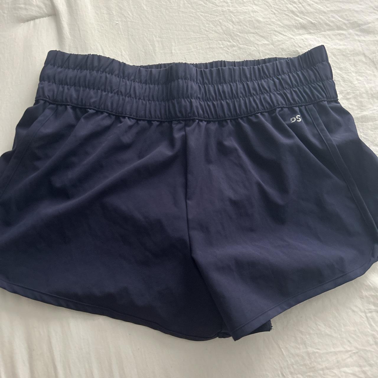 DSG navy blue athletic running shorts literally... Depop