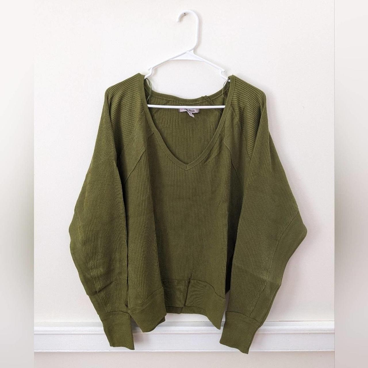 Purchases Free People Women's Santa Clara Thermal Top Green