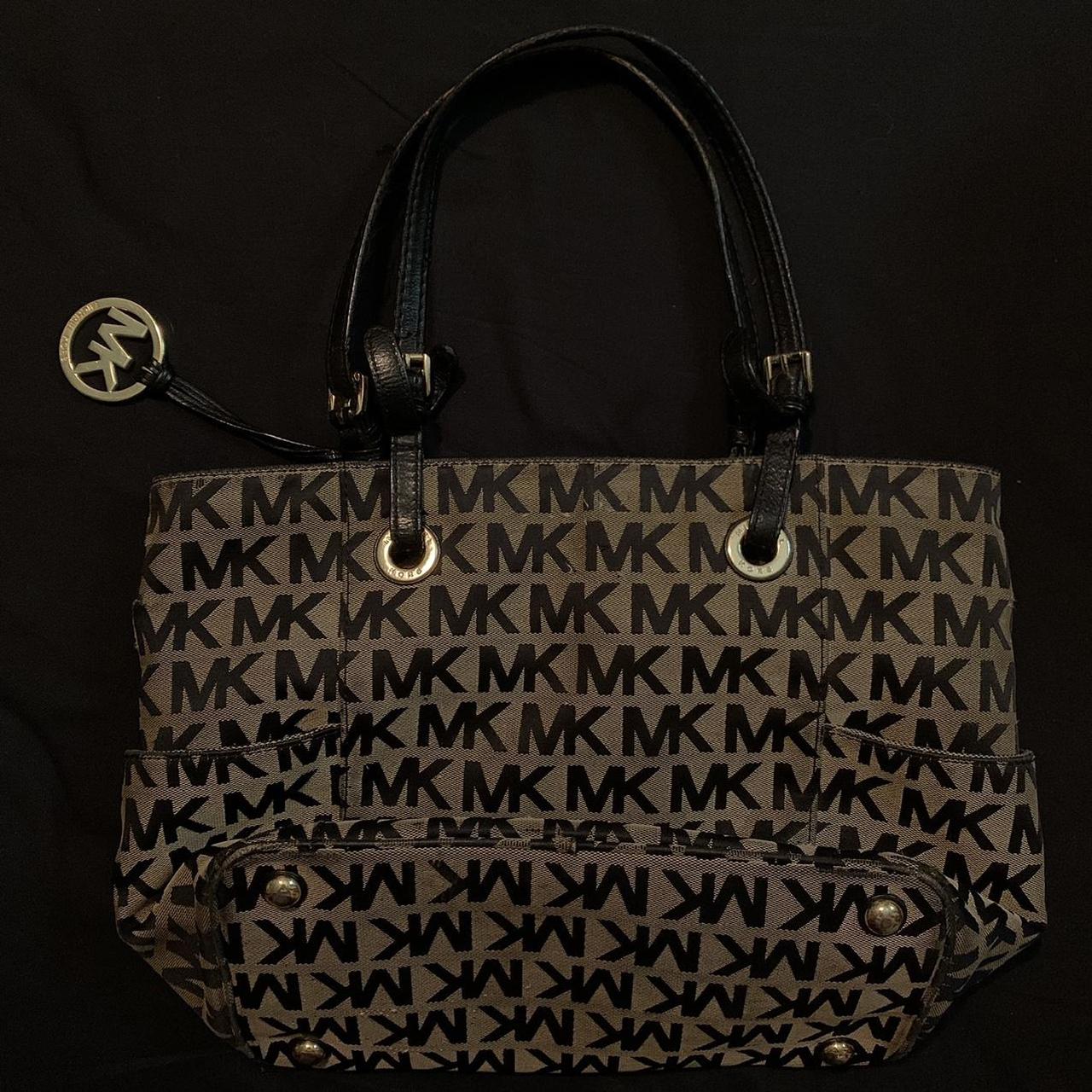 Black and tan outlet mk purse