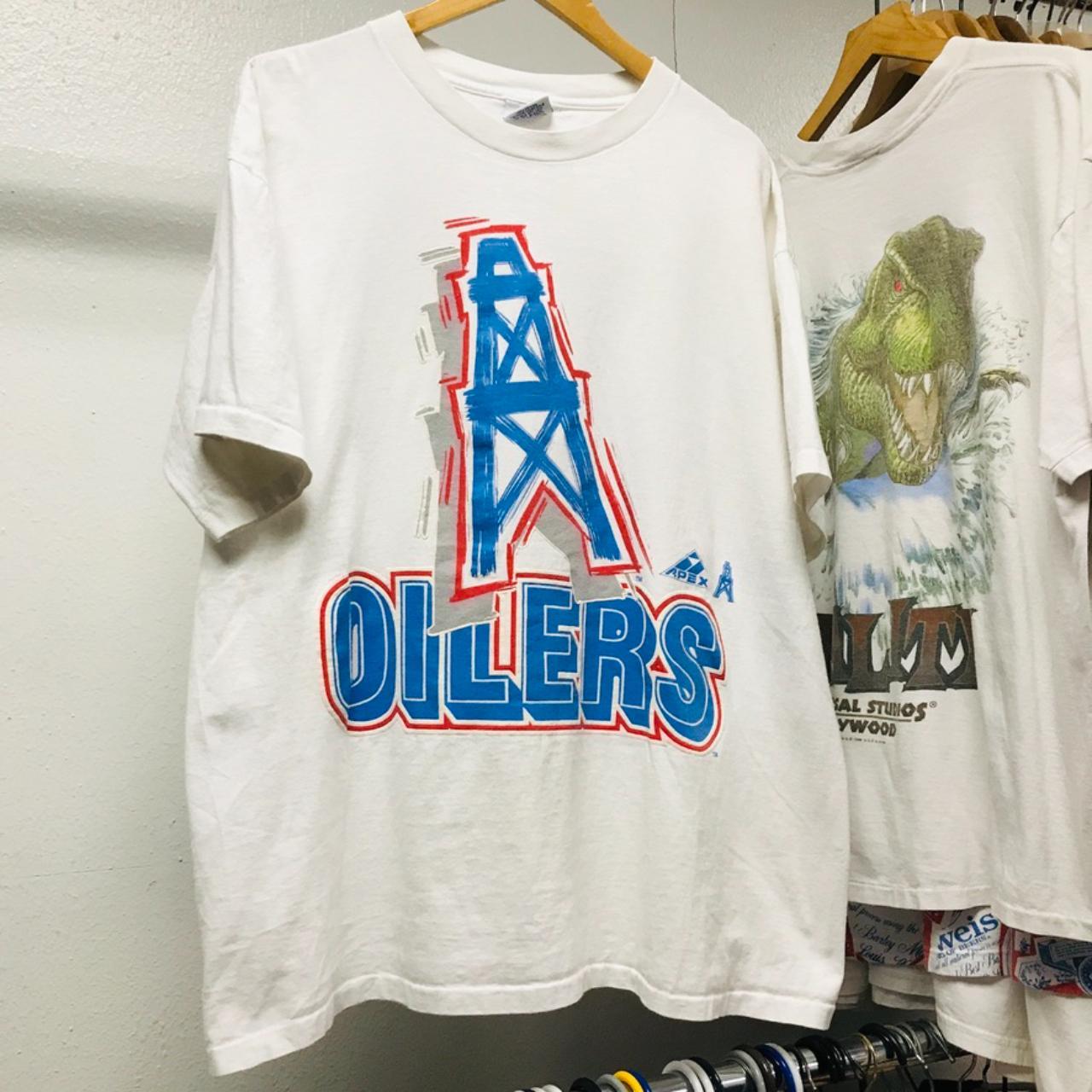 Vintage 90s Houston Oilers all over print Size: - Depop