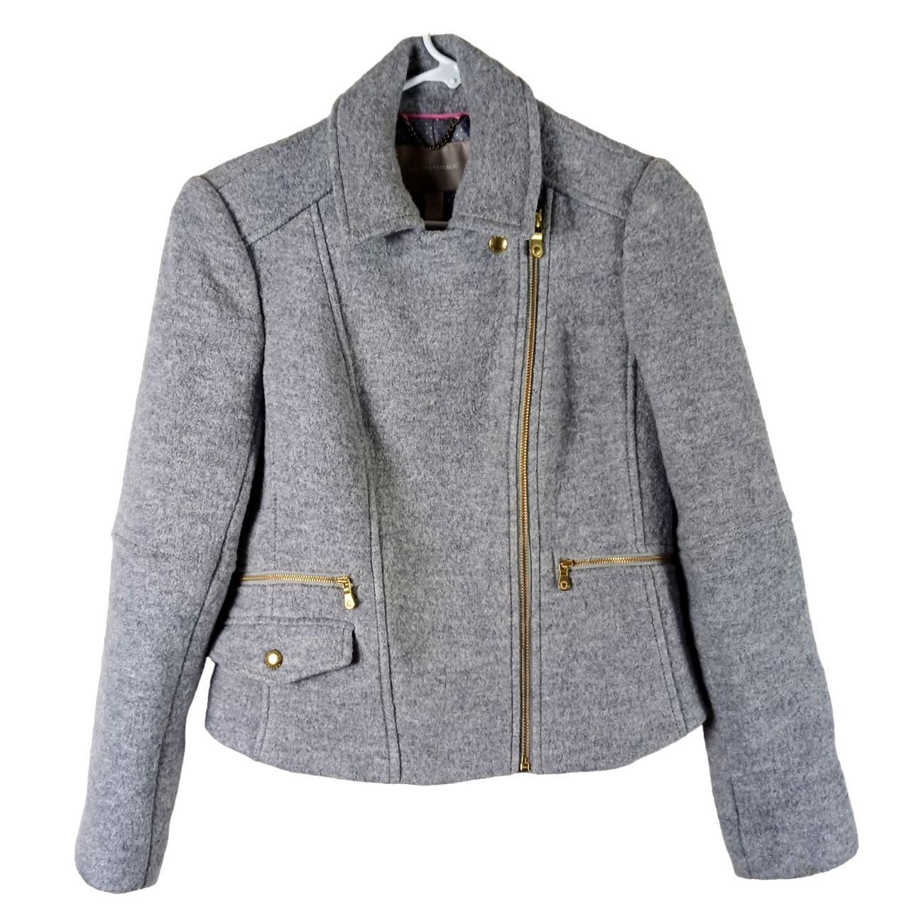 Boiled wool deals moto jacket