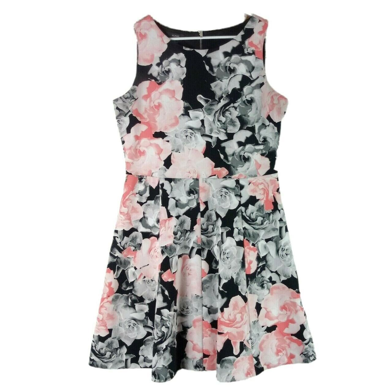 Alfani Floral Sleeveless Mini Dress Womens Fit Depop