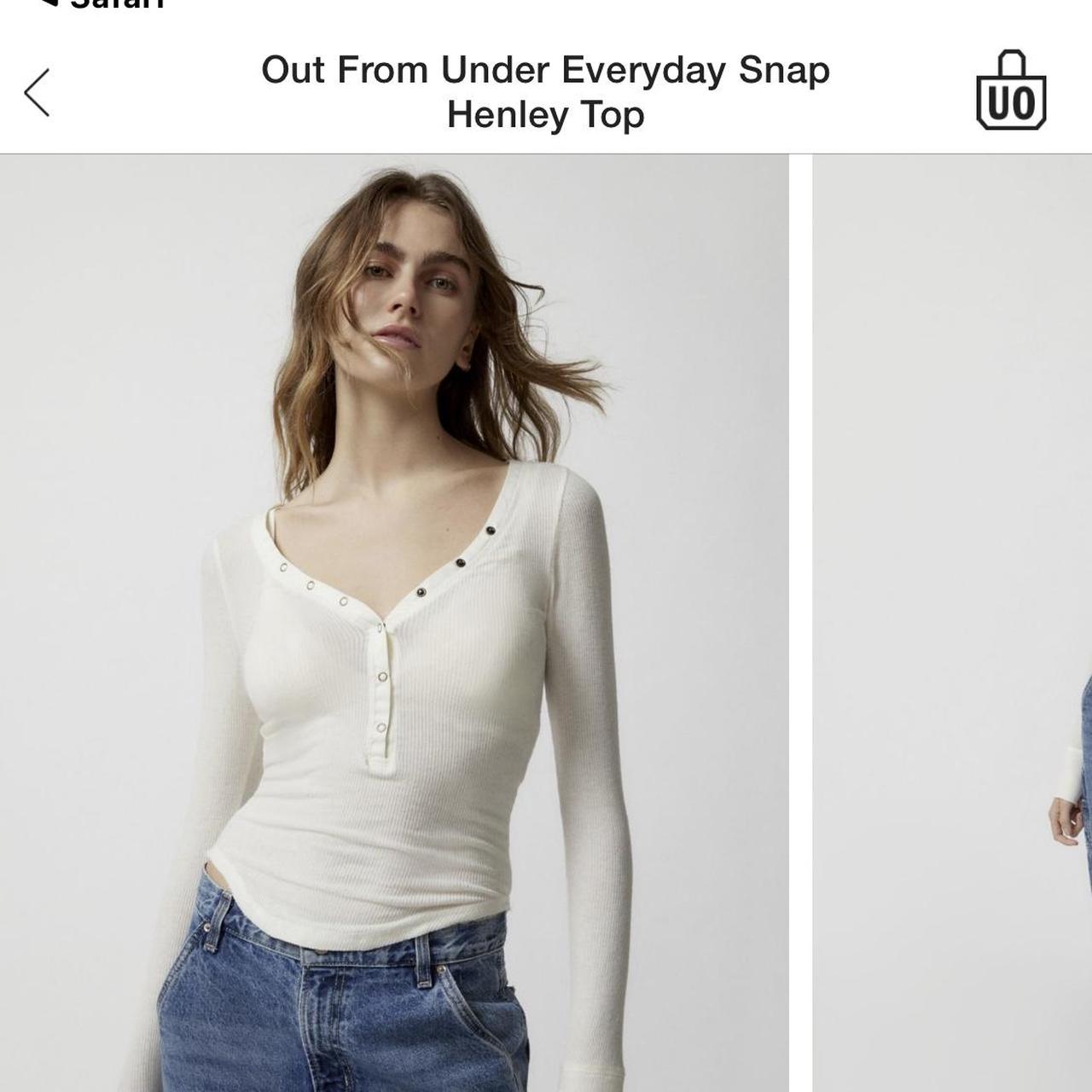 Out From Under Everyday Snap Henley Top