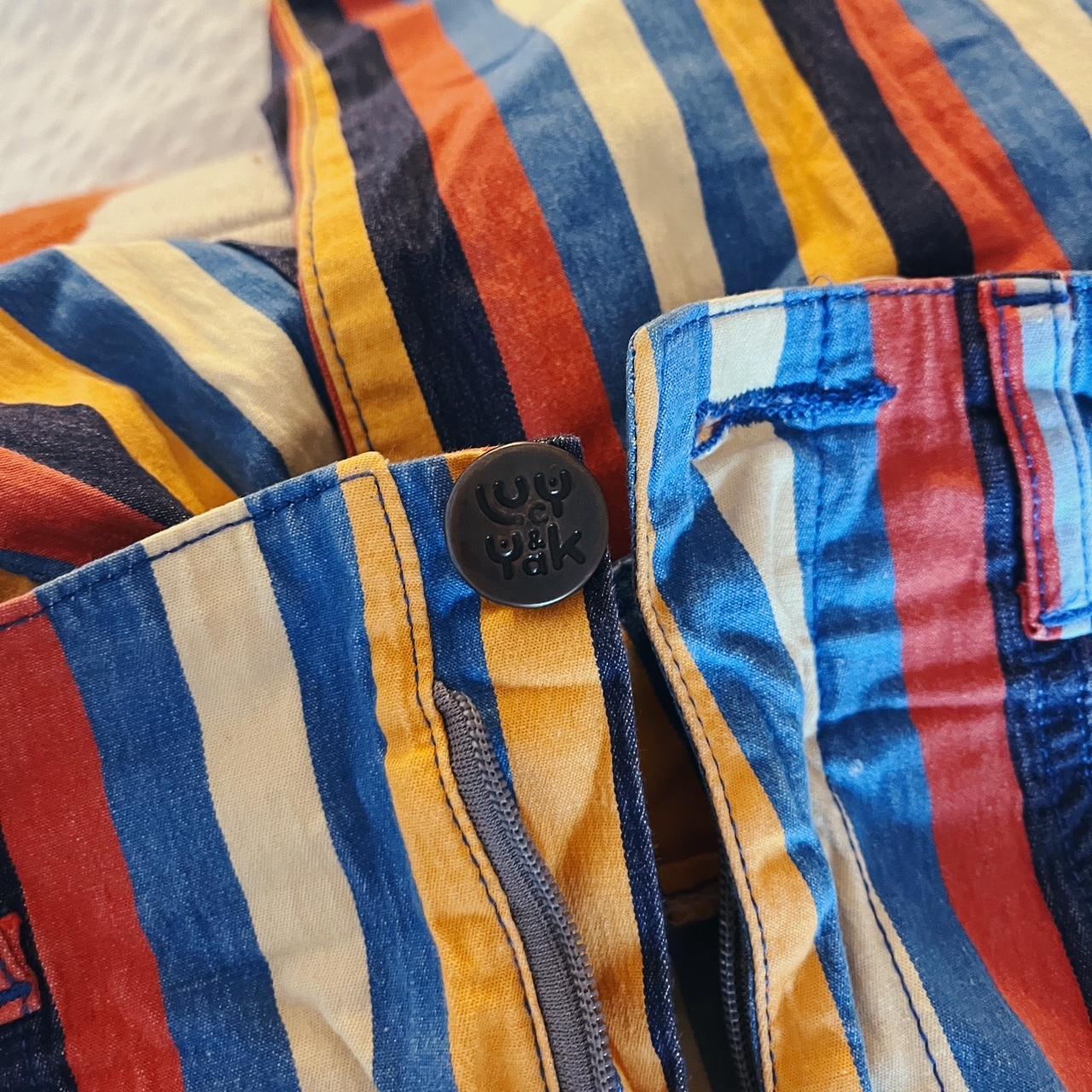Lucy & Yak , multi stripe trousers 🌈 Depop