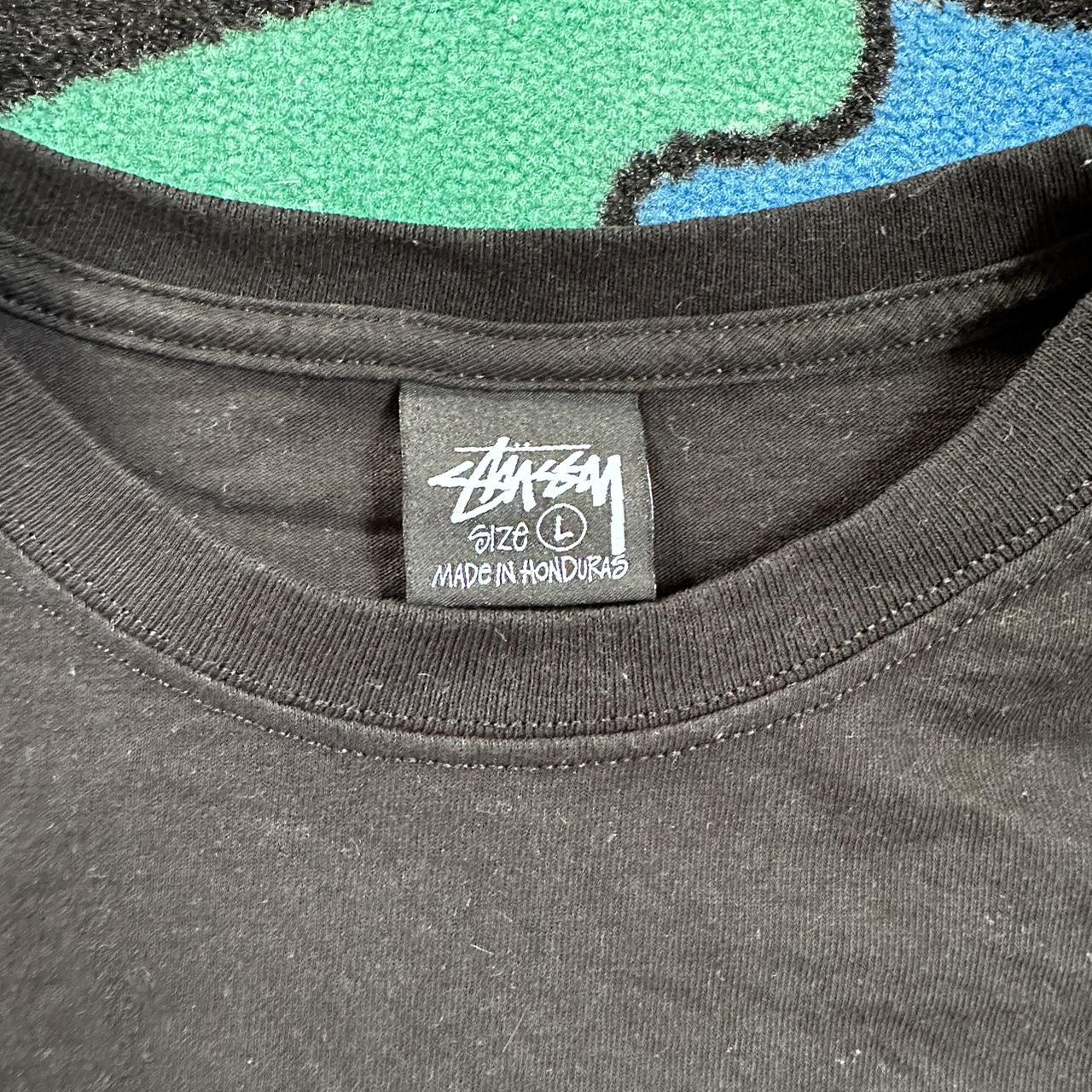 Black Stussy plush tee. Very rare top. Not in a rush... - Depop