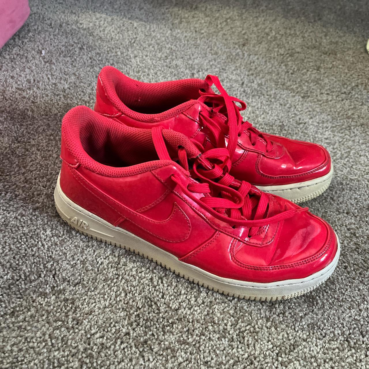 Shiny pink air force ones deals