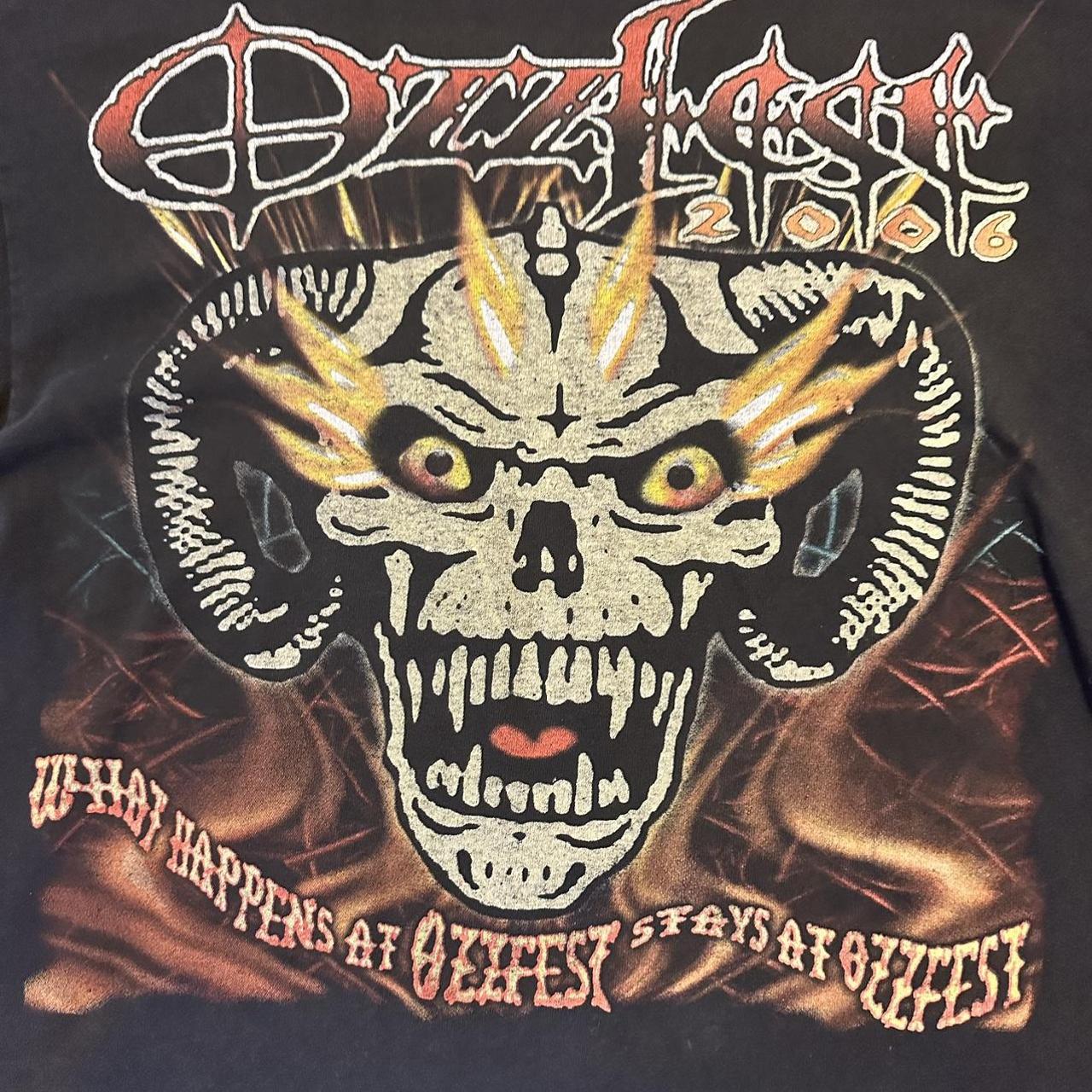 T-shirt Ozzfest 2006 Recto-verso - Coton 100% - Toutes Tailles S à 4XL - Unisexe - Collector Pour Fans De Metal