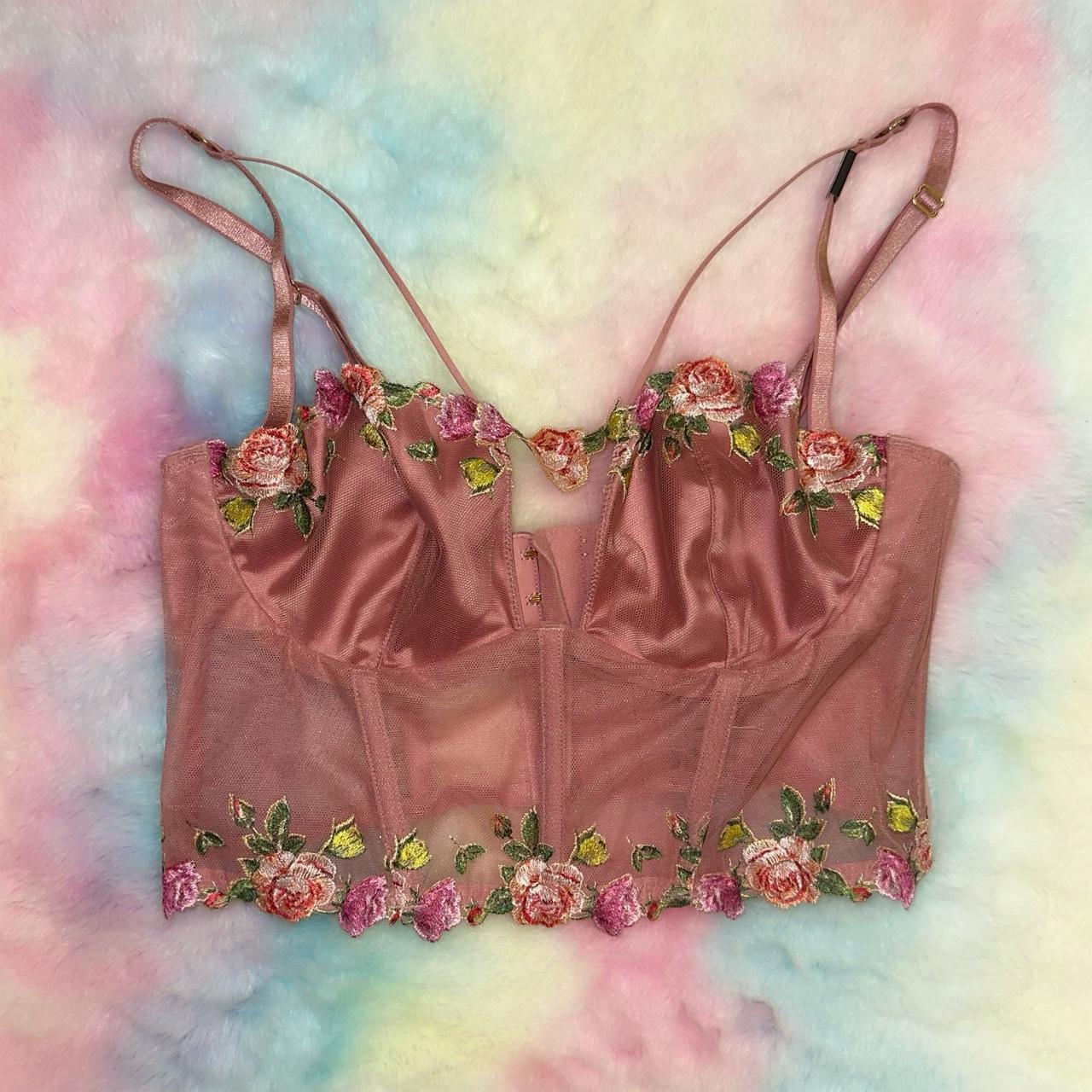 Floral Embroidery Corset Top - Bras - Victoria's Secret