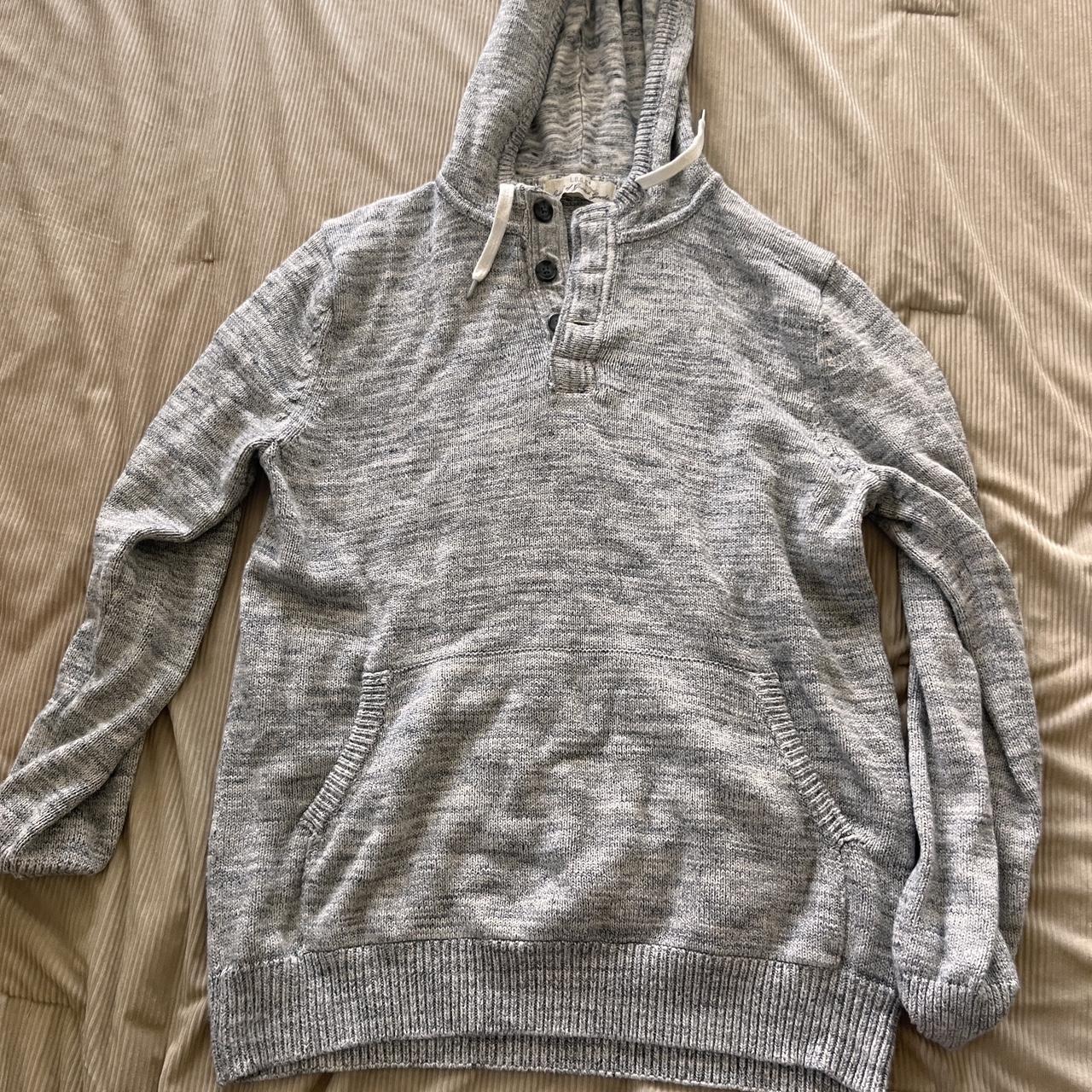 Mens grey 2024 hoodie h&m