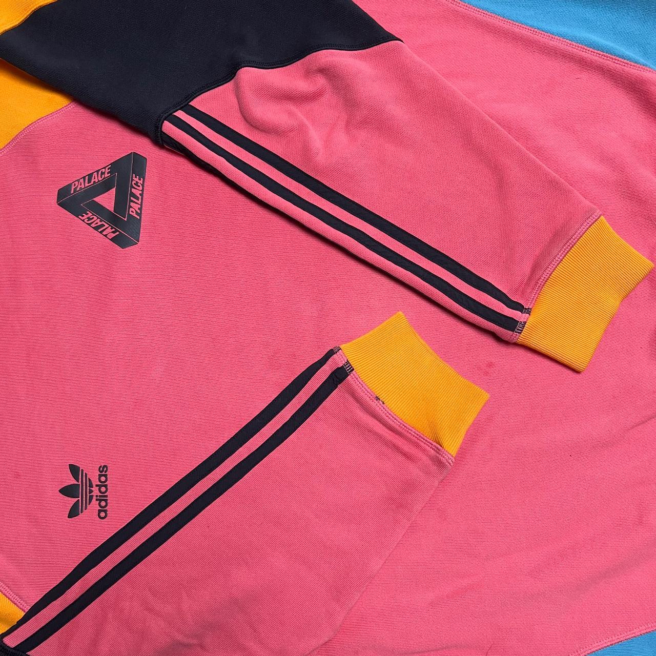 極希少✦adidas Palace 2017 Loopback Crewneck Palace Loopback Crewneck Grey/Lucky Orange Men's - SS17 - US