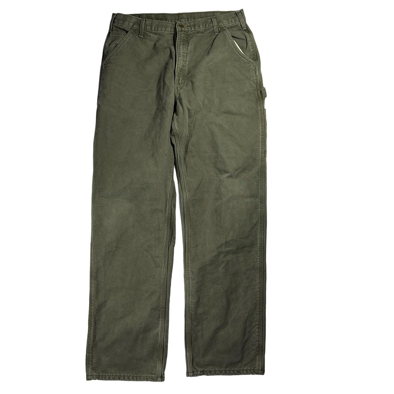 Carhartt Men's Khaki Trousers | Depop