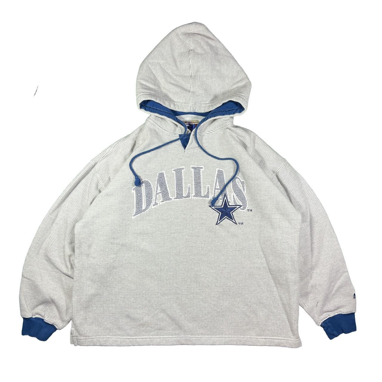 Vintage 90s-00 Dallas cowboys Rebook Hoodie Size L - Depop