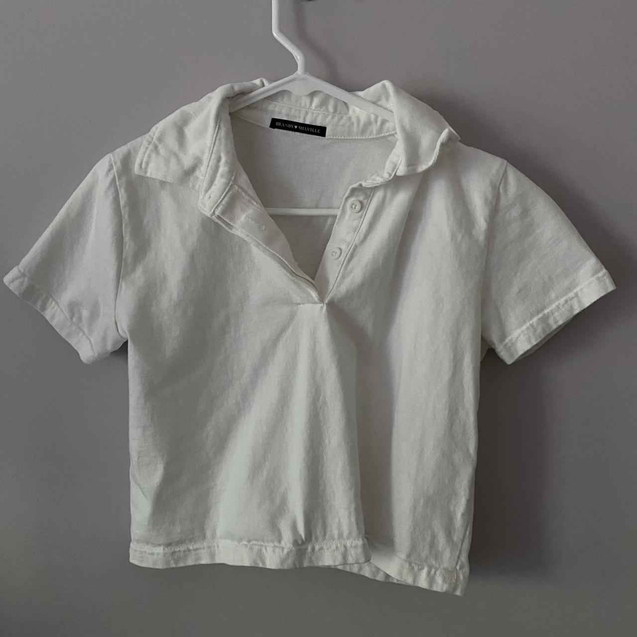  cute brandy collared tee perfect condition Depop