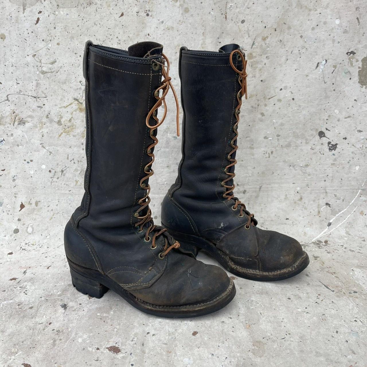 Vintage Wesco Voltfoe Lineman Boots Logger Men’s... - Depop