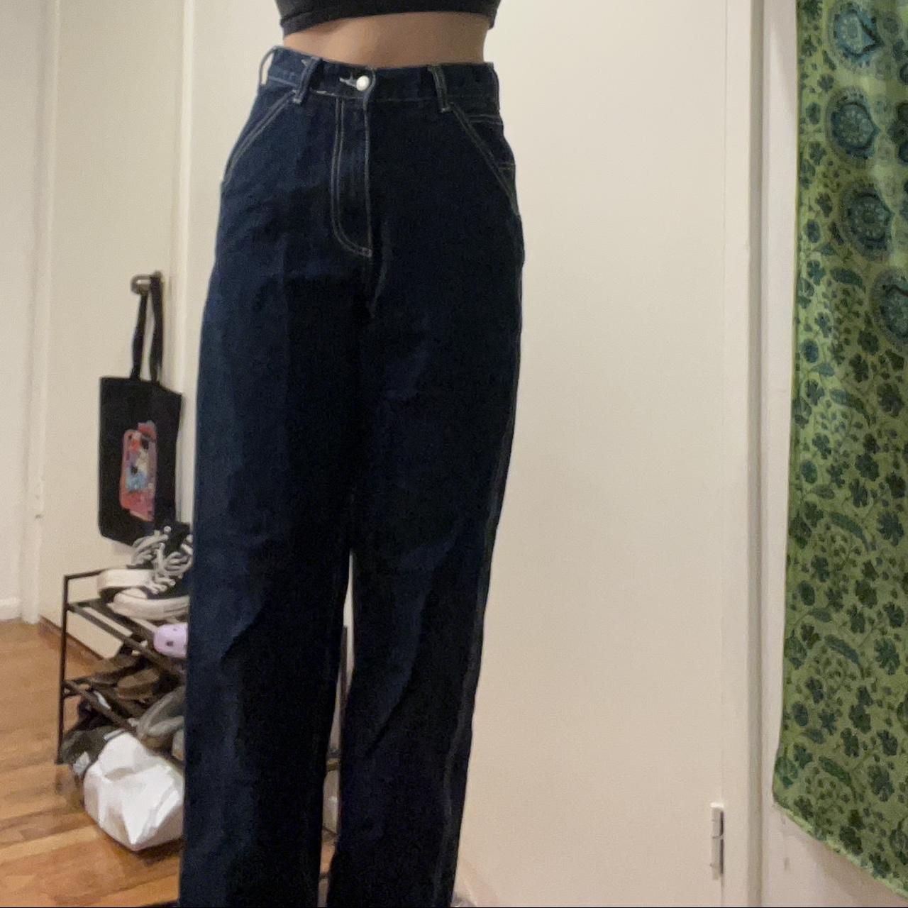 brandy melville talia dark wash jean dark wash... Depop