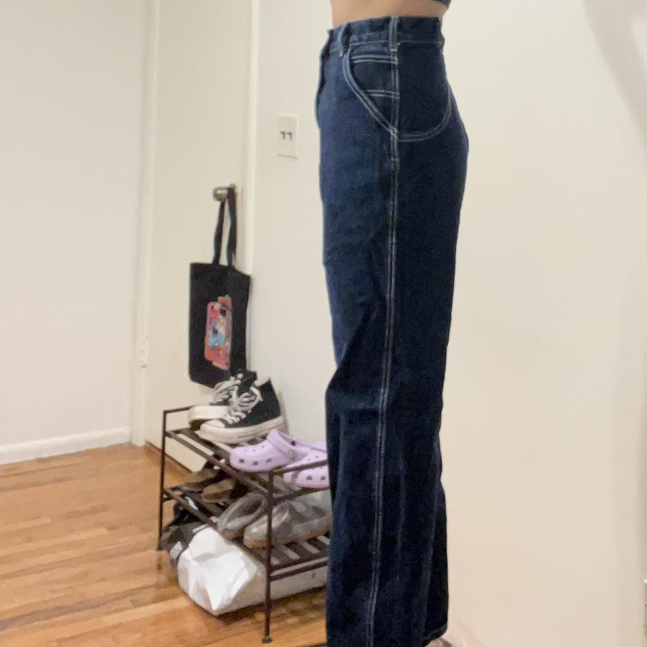 brandy melville talia dark wash jean dark wash... Depop