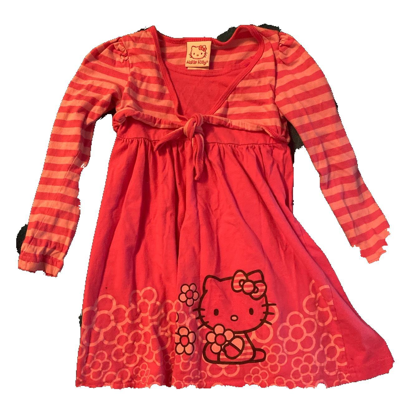 Super Cute Hello Kitty Dress For Kids Size 5 In - Depop