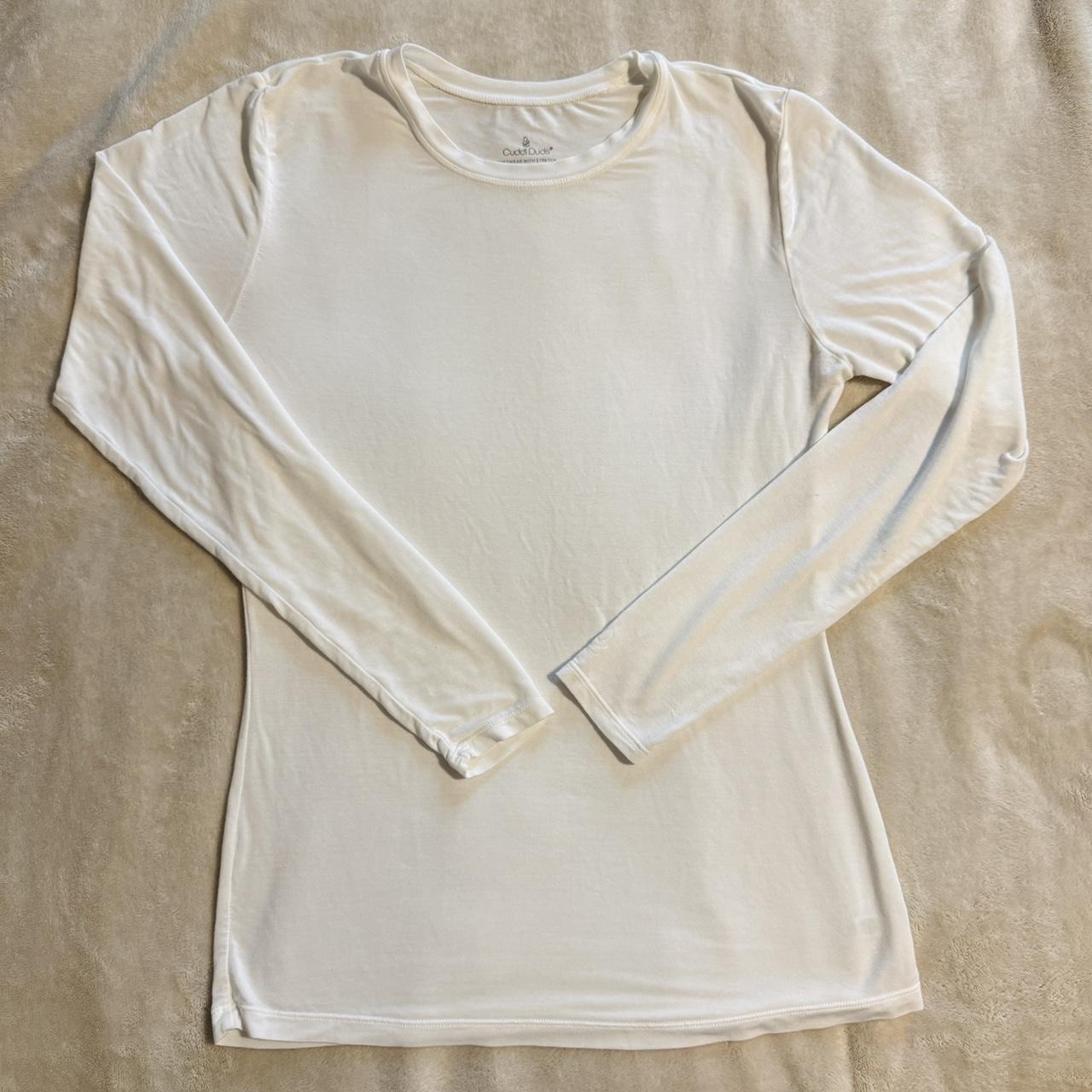 Cuddl Duds Women's Top - White/Cream - M – Cuddle… - image 2