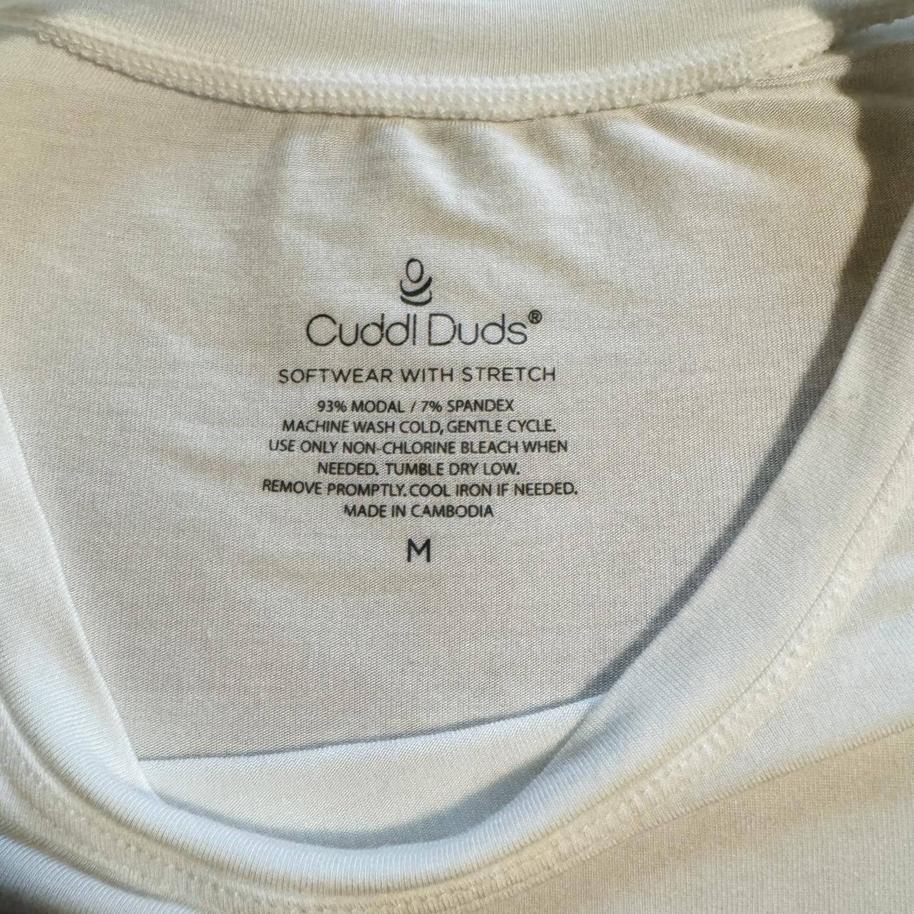 Cuddl Duds Women's Top - White/Cream - M – Cuddle… - image 3