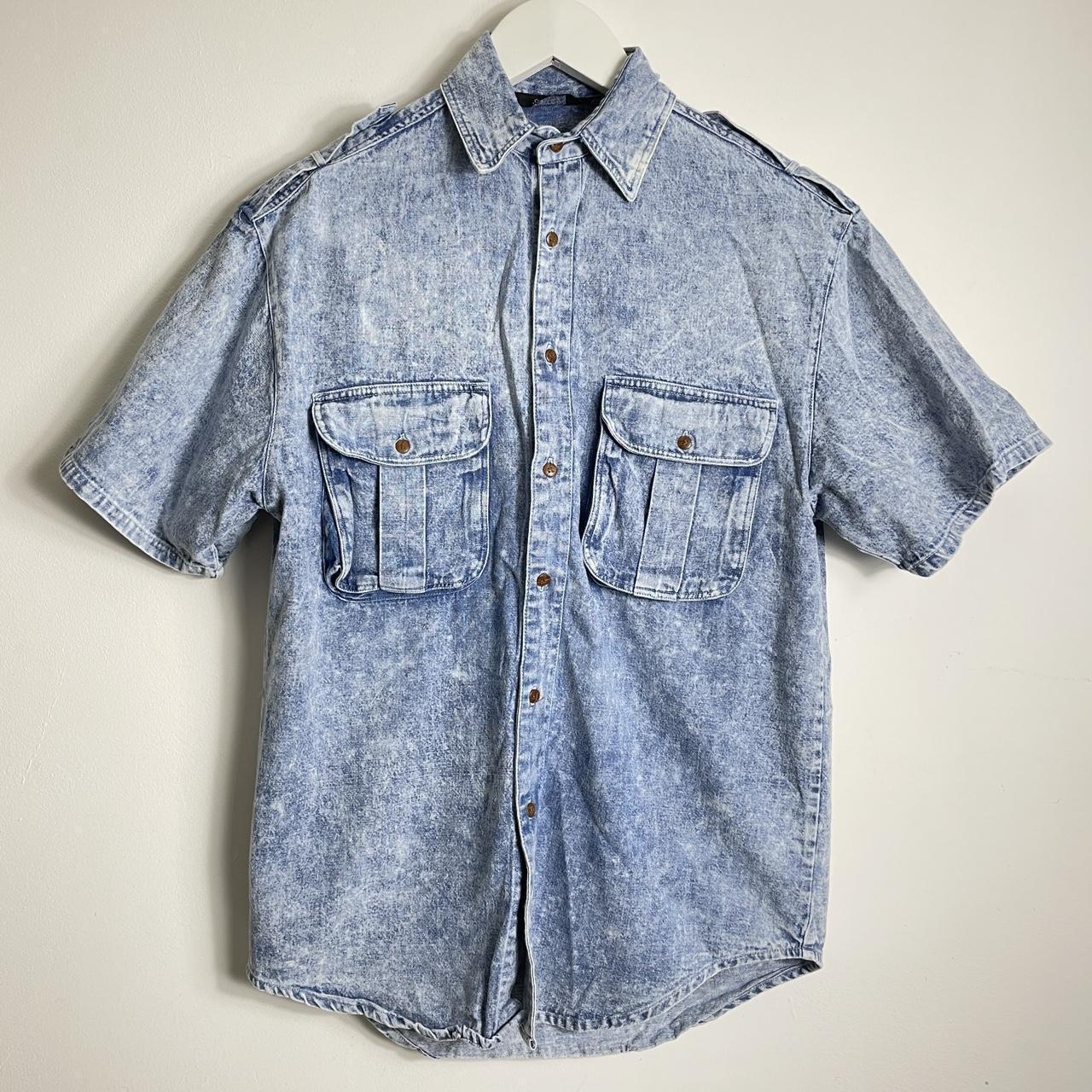トップス saint michael vintage denim shirt セント マイケル - ©️SAINT Mxxxxxx | DENIM SHIRT-Blue-Mの