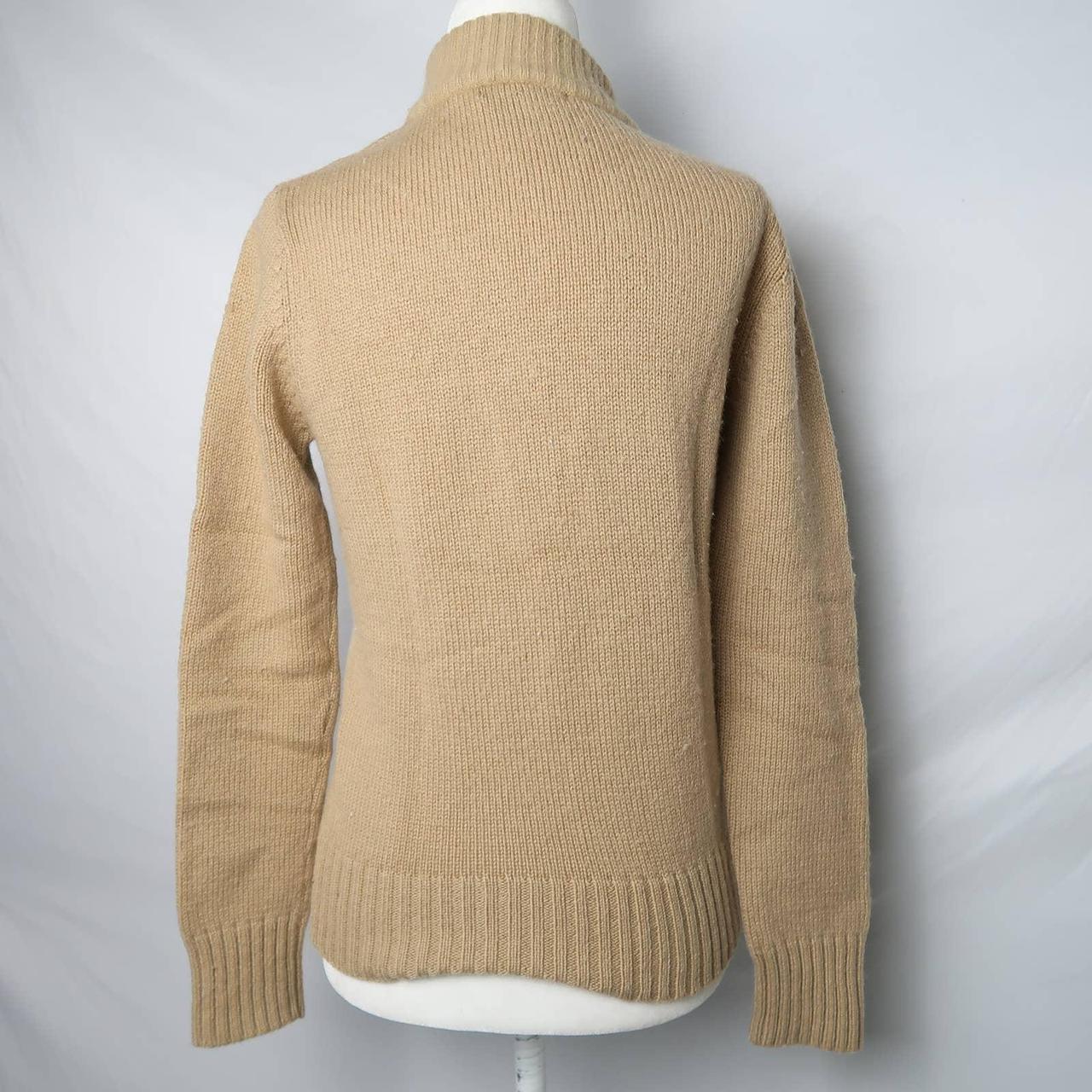 90s DKNY リネンニット　ディーケーエヌワイ　vintage DKNY Women's Sweater - Tan/Brown - L – Vintage 90s DKNY tan