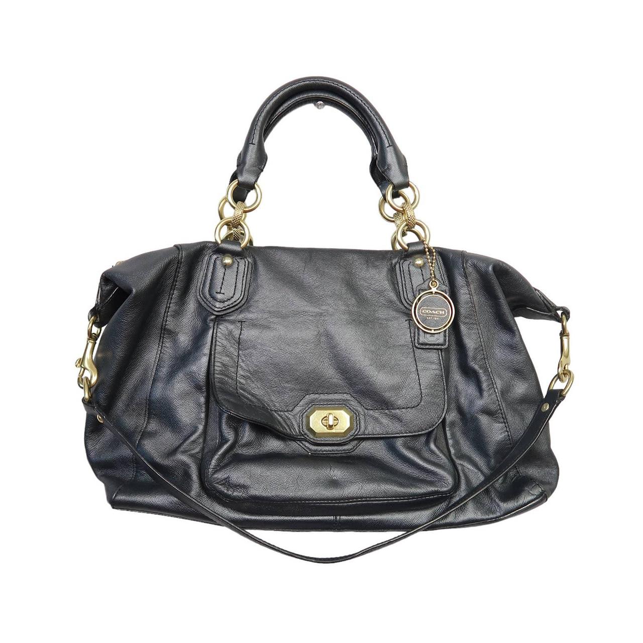 Coach turnlock online satchel