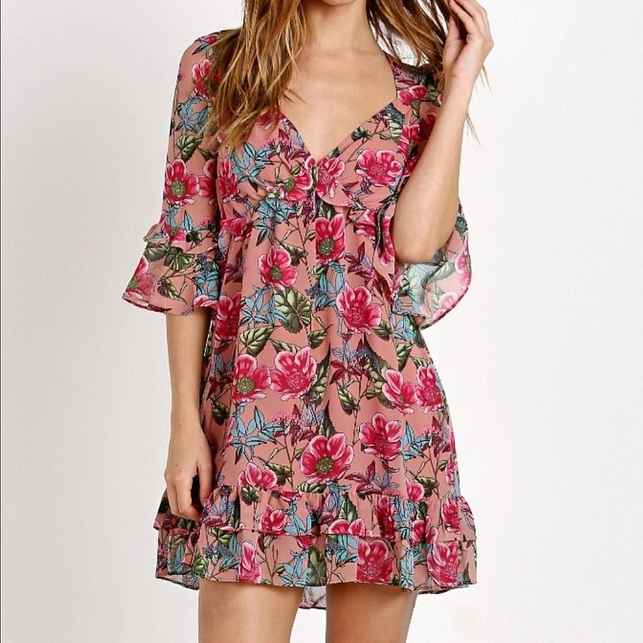 For love and lemons hotsell bright lights mini dress